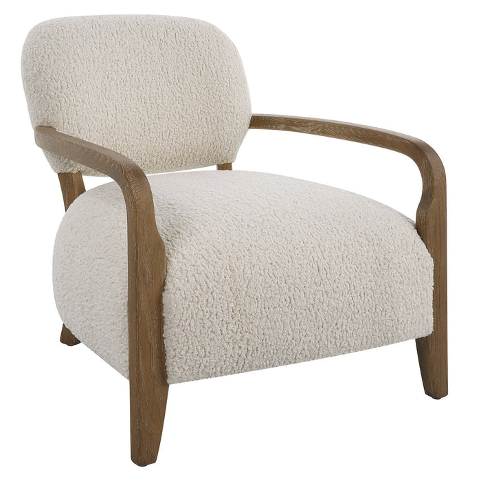 Uttermost Telluride Natural Shearling Accent Chair 23772