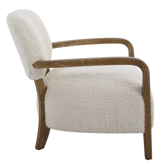 Uttermost Telluride Natural Shearling Accent Chair 23772