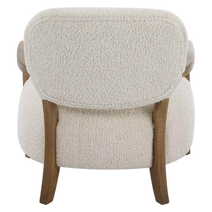 Uttermost Telluride Natural Shearling Accent Chair 23772