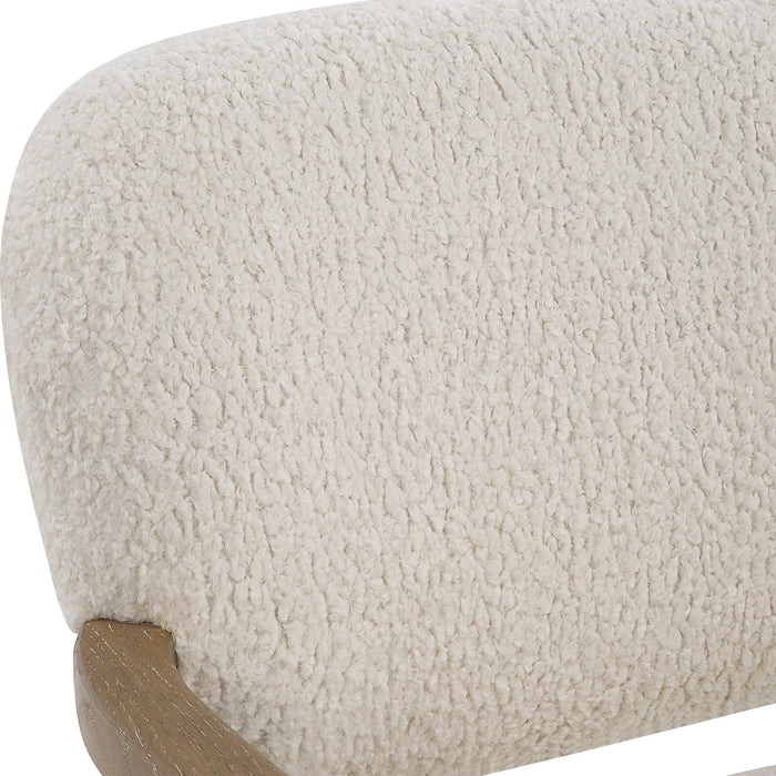 Uttermost Telluride Natural Shearling Accent Chair 23772
