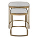 Uttermost Vista Gold Nesting Tables, Set Of 2 22957