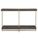 Uttermost Taja Modern Brass / Wood Console Table 22972