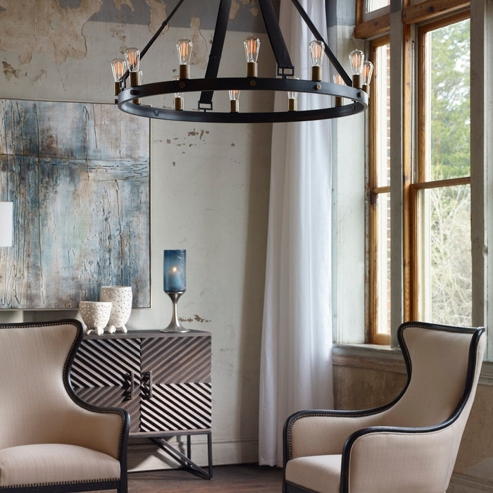 Uttermost Sandy Wing Back Armchair 23073