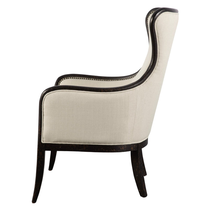 Uttermost Sandy Wing Back Armchair 23073