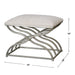 Uttermost Shea Satin Nickel Small Bench 23091