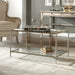 Uttermost Gannon Mirrored Glass Coffee Table 24281