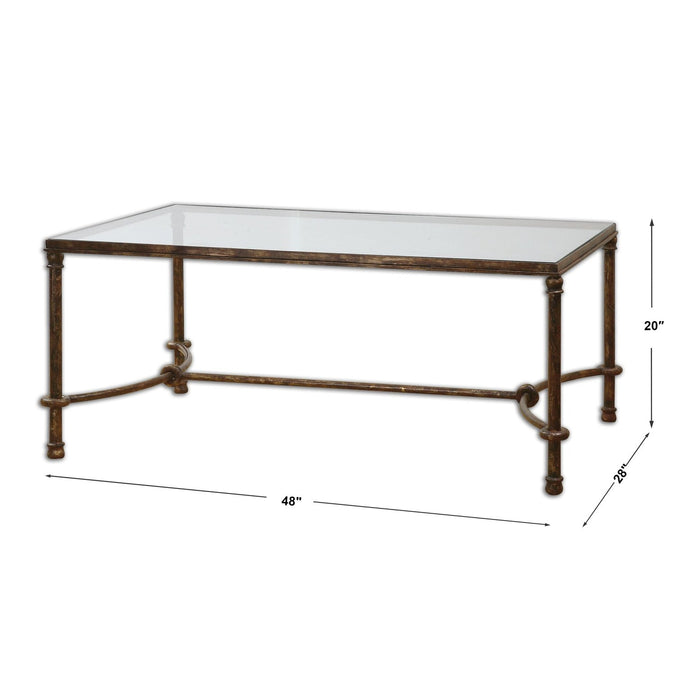 Uttermost Warring Iron Coffee Table 24333
