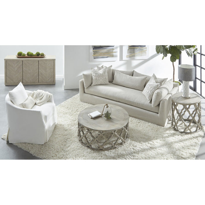 Essentials For Living Stitch & Hand - Upholstery Faye Slipcover Swivel Club Chair 6650.CRCRP
