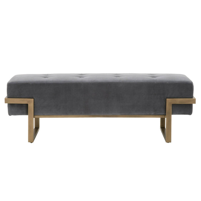 Essentials For Living District Fiona Upholstered Bench 4575.BGRY/BRA