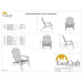 LuxCraft Folding Adirondack Chair