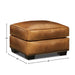 GTR Valencia 100% Top Grain Hand Antiqued Leather Traditional Ottoman