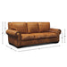 GTR Valencia 100% Top Grain Hand Antiqued Leather Traditional Sofa