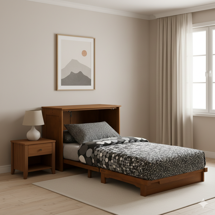 Night and Day Furniture Orion Twin/Full Murphy Cabinet Bed