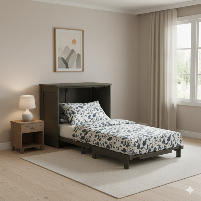 Night and Day Furniture Orion Twin/Full Murphy Cabinet Bed