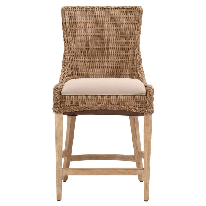 Essentials For Living Woven Greco Counter Stool, Set of 2 6814CS.GKU/LGRY/NG