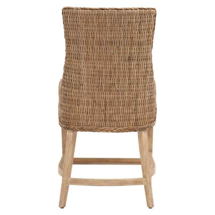 Essentials For Living Woven Greco Counter Stool, Set of 2 6814CS.GKU/LGRY/NG