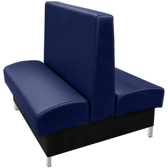 Oak Street Manufacturing Double 60" x 42" Grove Vinyl/Upholstered Booth