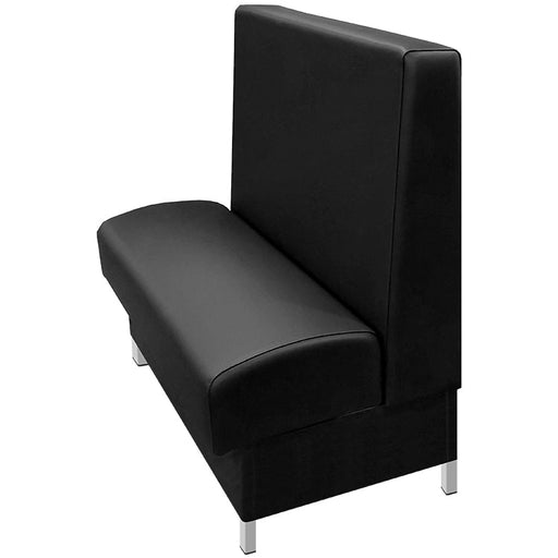 Oak Street Manufacturing Single 30" x 42" Grove Vinyl/Upholstered Booth