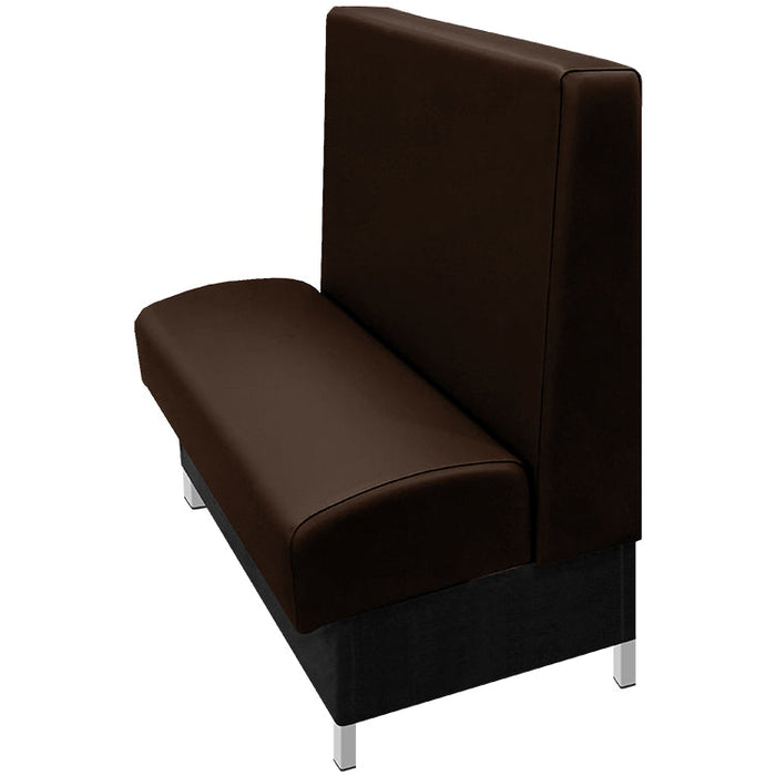 Oak Street Manufacturing Single 48" x 42" Grove Vinyl/Upholstered Booth