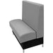 Oak Street Manufacturing Single 96" x 42" Grove Vinyl/Upholstered Booth
