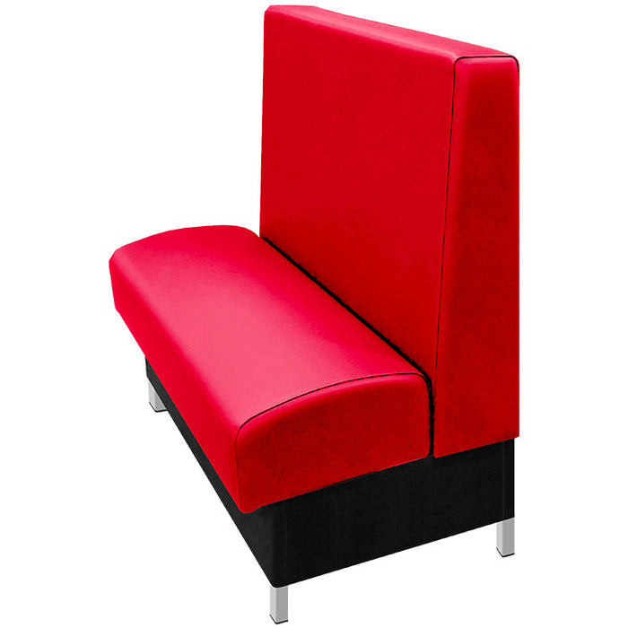 Oak Street Manufacturing Single 30" x 42" Grove Vinyl/Upholstered Booth