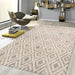 Pasargad Home Modern Collection Hand-Tufted Bamboo Silk & Wool Area Rug, 12' 0" X 15' 0", Silver plt-1624 12x15