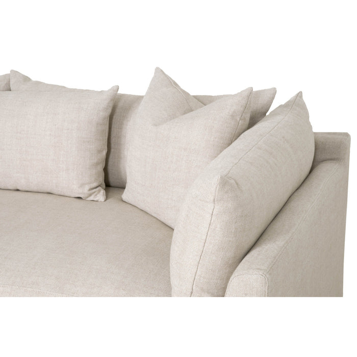 Essentials For Living Stitch & Hand - Upholstery Haven 110" Lounge Slipcover LF Sectional 6606-LF.BISQ