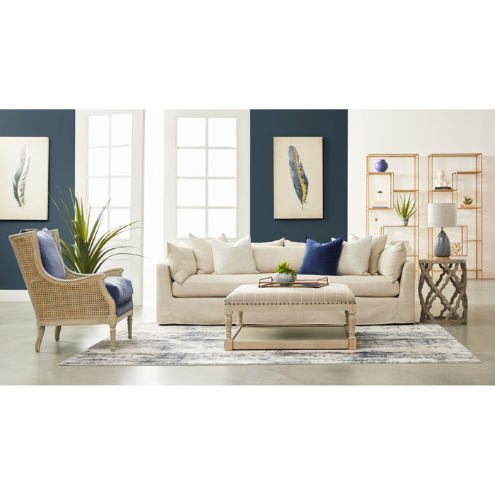 Essentials For Living Stitch & Hand - Upholstery Haven 96" Lounge Slipcover Sofa 6606-3.BISQ
