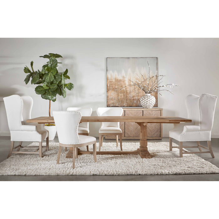Essentials For Living Bella Antique Hayes Extension Dining Table 8013.SGRY-PNE