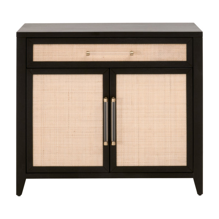 Essentials For Living Traditions Holland Media Chest 6146.B-BLK/NAT