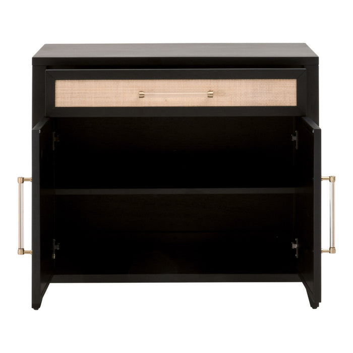 Essentials For Living Traditions Holland Media Chest 6146.B-BLK/NAT