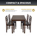 Jordan 5-Piece Indoor Dining Table Set for Kitchen & Dining Room