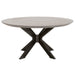 Essentials For Living District Industry 60" Round Dining Table 4632-RD.BLK/AGRY