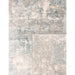 Pasargad Home Beverly Collection Hand-Loomed Bamboo Silk Area Rug- 8' 0" X 10' 0" , Silver/Blue pop-8010 8x10