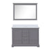 Lexora Home Dukes Bath Vanity with White Quartz Countertop