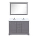 Lexora Home Dukes Bath Vanity with White Quartz Countertop