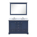 Lexora Home Dukes Bath Vanity with Carrara Marble Countertop