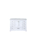 Lexora Home Dukes Bath Vanity with Carrara Marble Countertop