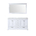 Lexora Home Dukes Bath Vanity with Carrara Marble Countertop