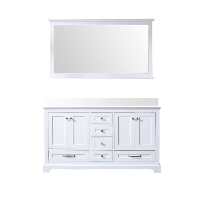 Lexora Home Dukes Bath Vanity with White Quartz Countertop