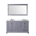 Lexora Home Dukes Bath Vanity with Carrara Marble Countertop