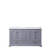 Lexora Home Dukes Bath Vanity with Carrara Marble Countertop