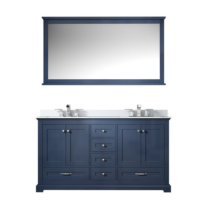 Lexora Home Dukes Bath Vanity with White Quartz Countertop