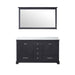 Lexora Home Dukes Bath Vanity with White Quartz Countertop