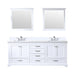 Lexora Home Dukes Bath Vanity with White Quartz Countertop