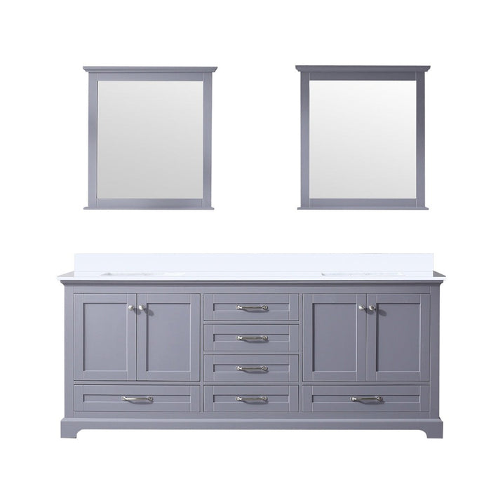 Lexora Home Dukes Bath Vanity with Cultured Marble Countertop