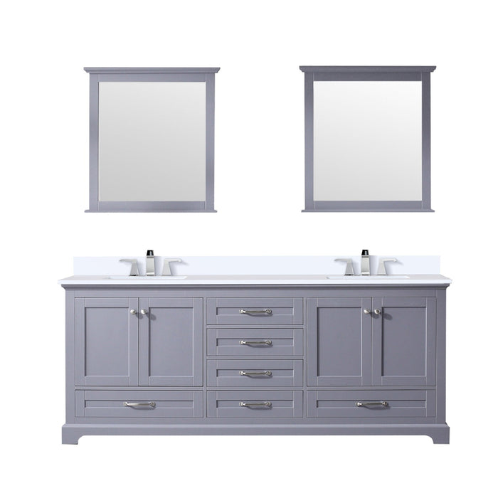 Lexora Home Dukes Bath Vanity with Cultured Marble Countertop