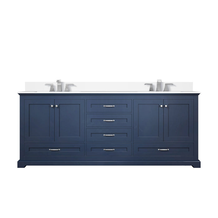 Lexora Home Dukes Bath Vanity with White Quartz Countertop