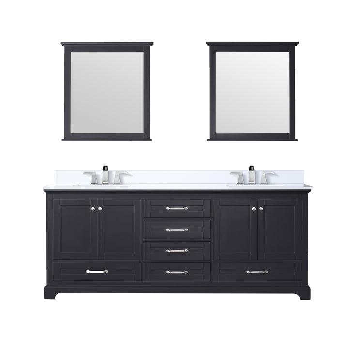 Lexora Home Dukes Bath Vanity with White Quartz Countertop