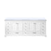 Lexora Home Dukes Bath Vanity with White Quartz Countertop